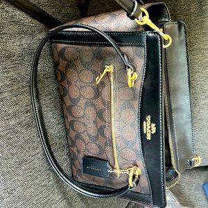 Coach bag, signature color